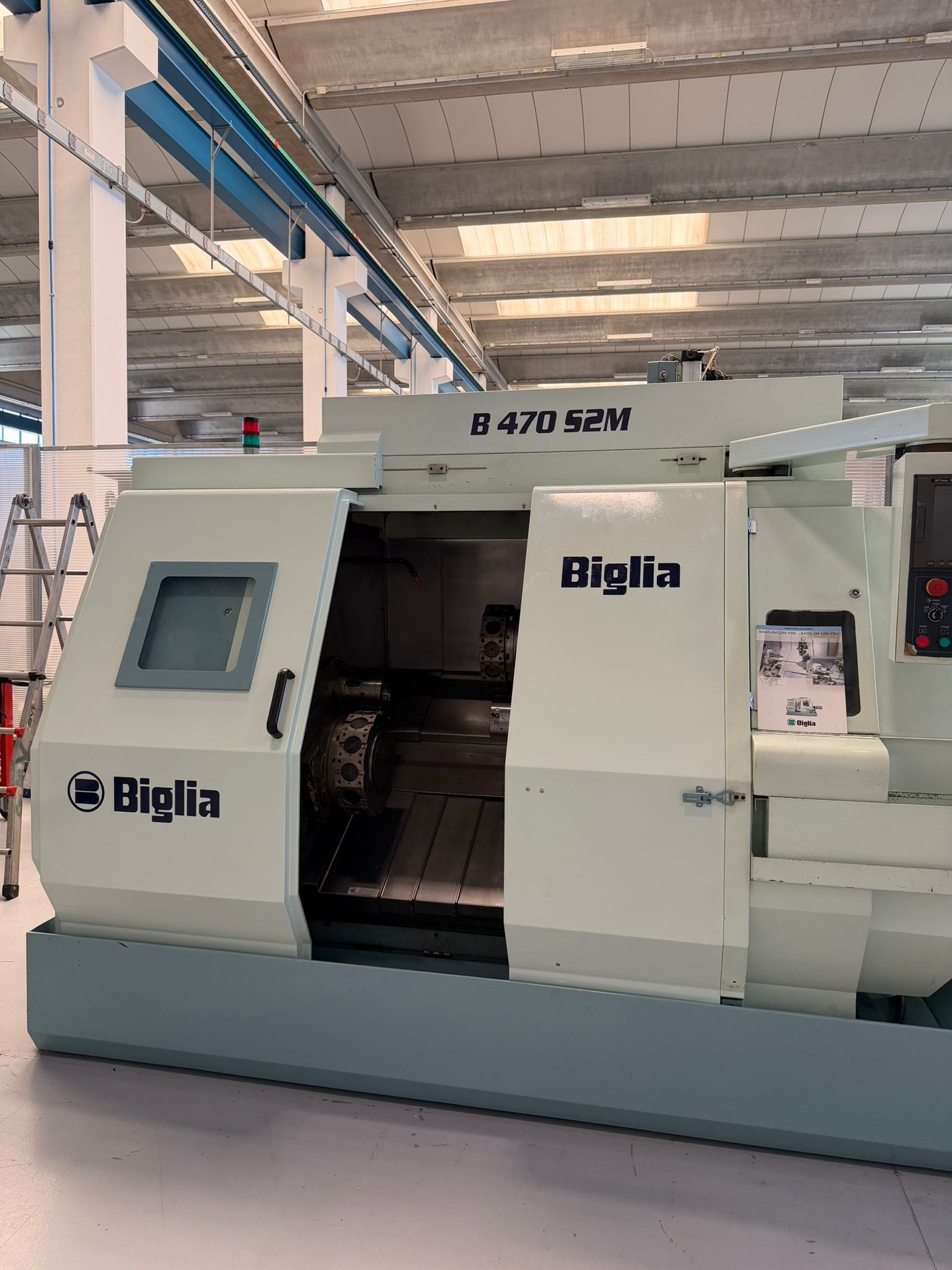 Cnc lathe BIGLIA B 470 S2M