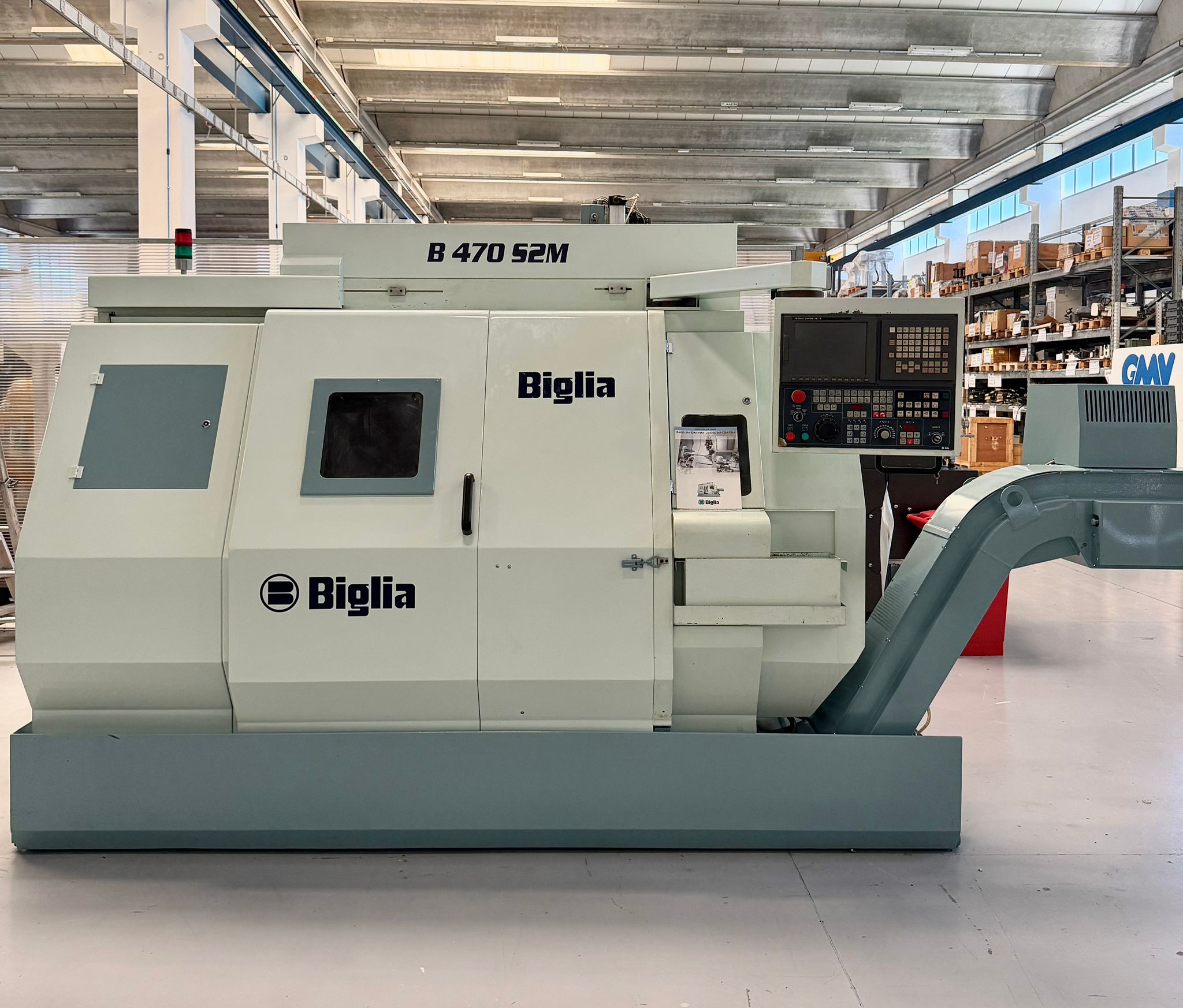 Cnc lathe BIGLIA B 470 S2M