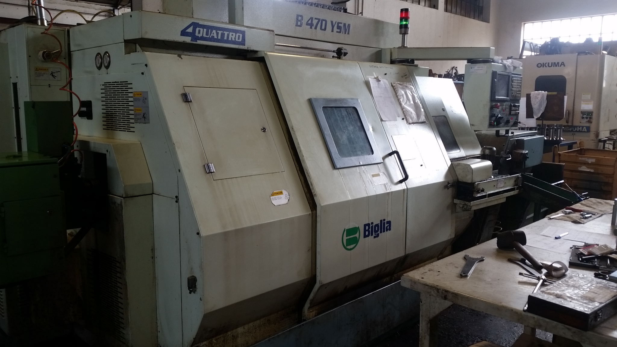 Cnc lathe BIGLIA B 470YSM