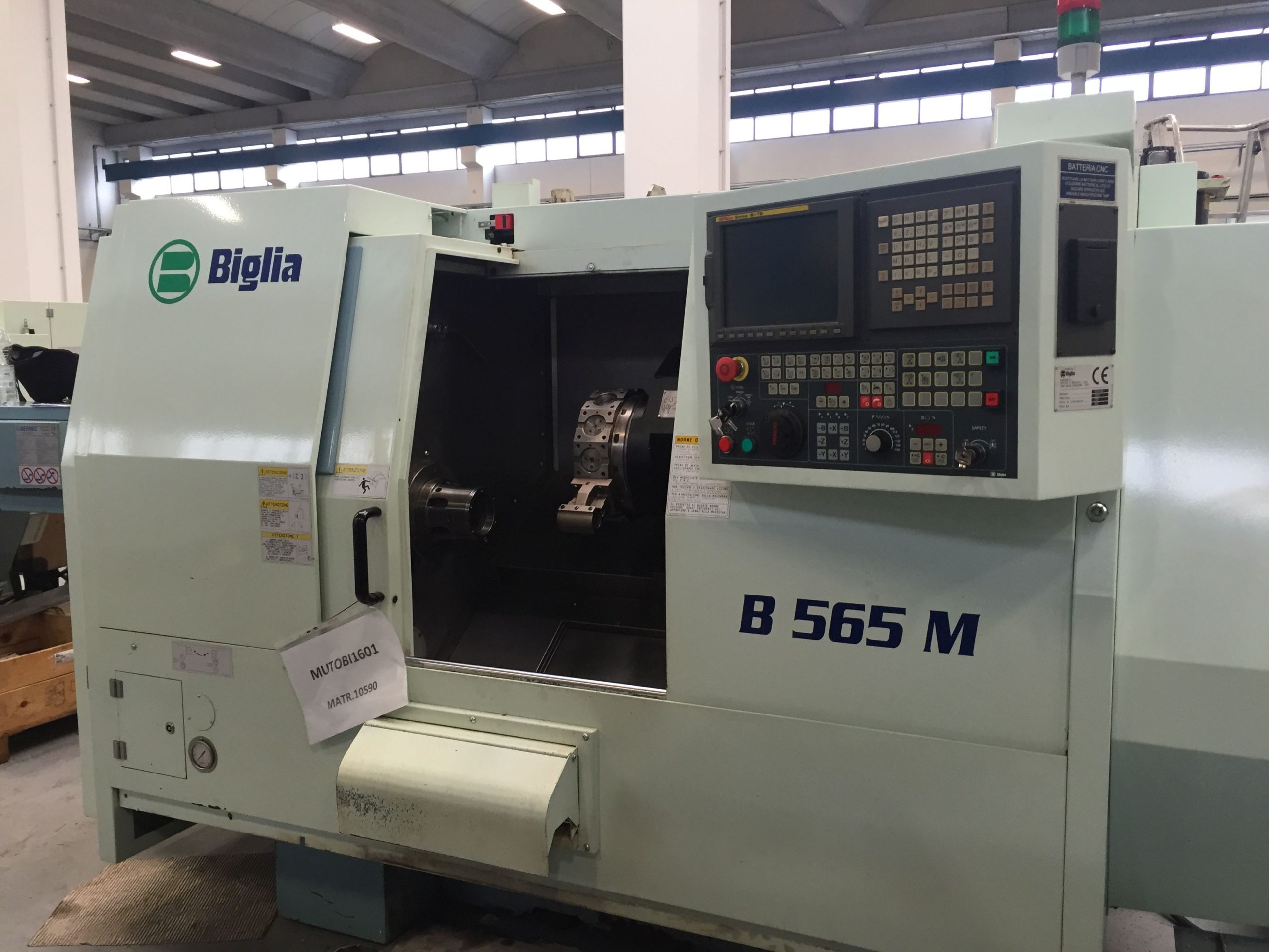 Cnc lathe BIGLIA B565 MB