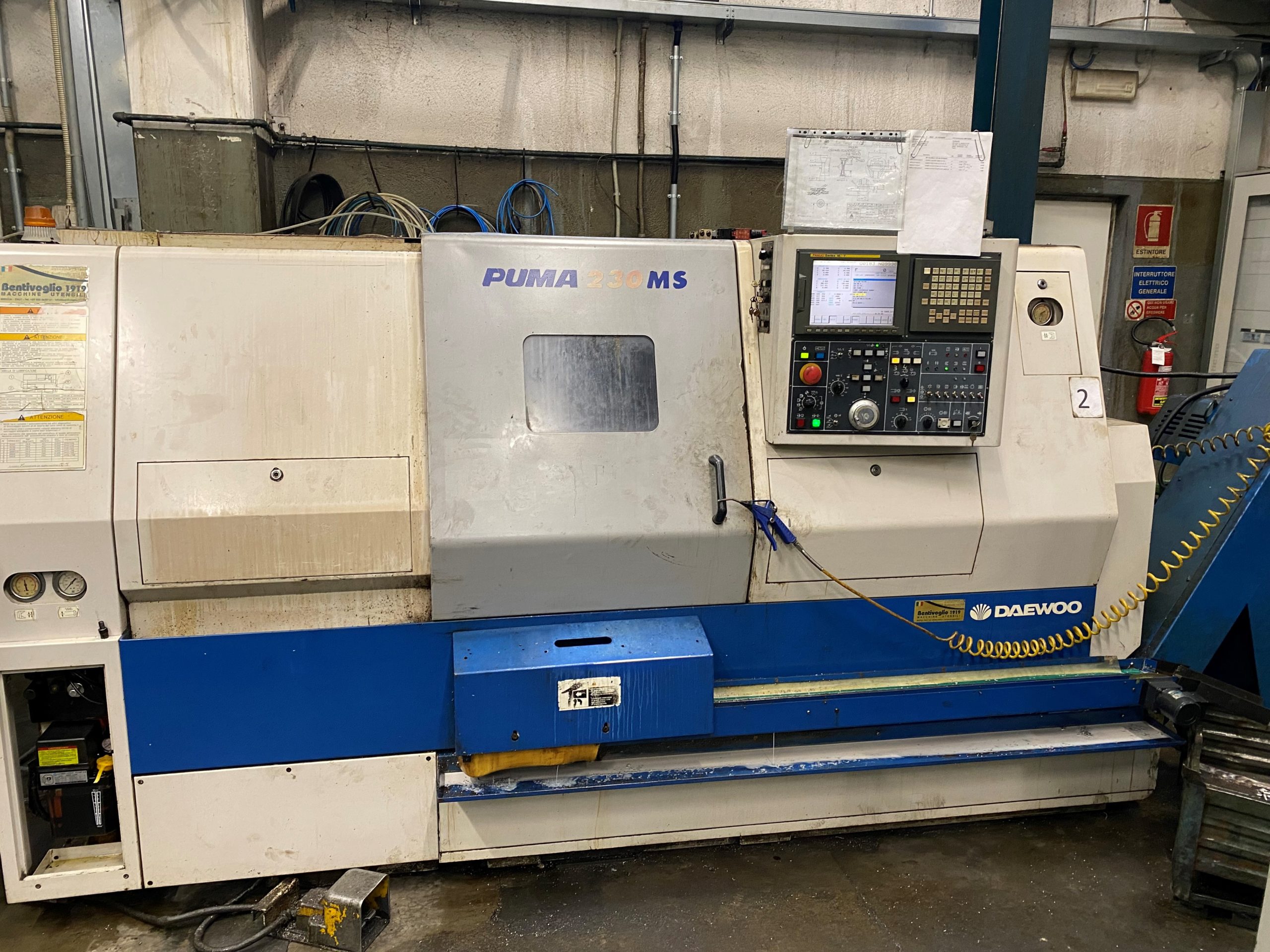 Cnc lathe DAEWOO PUMA 230 MSB