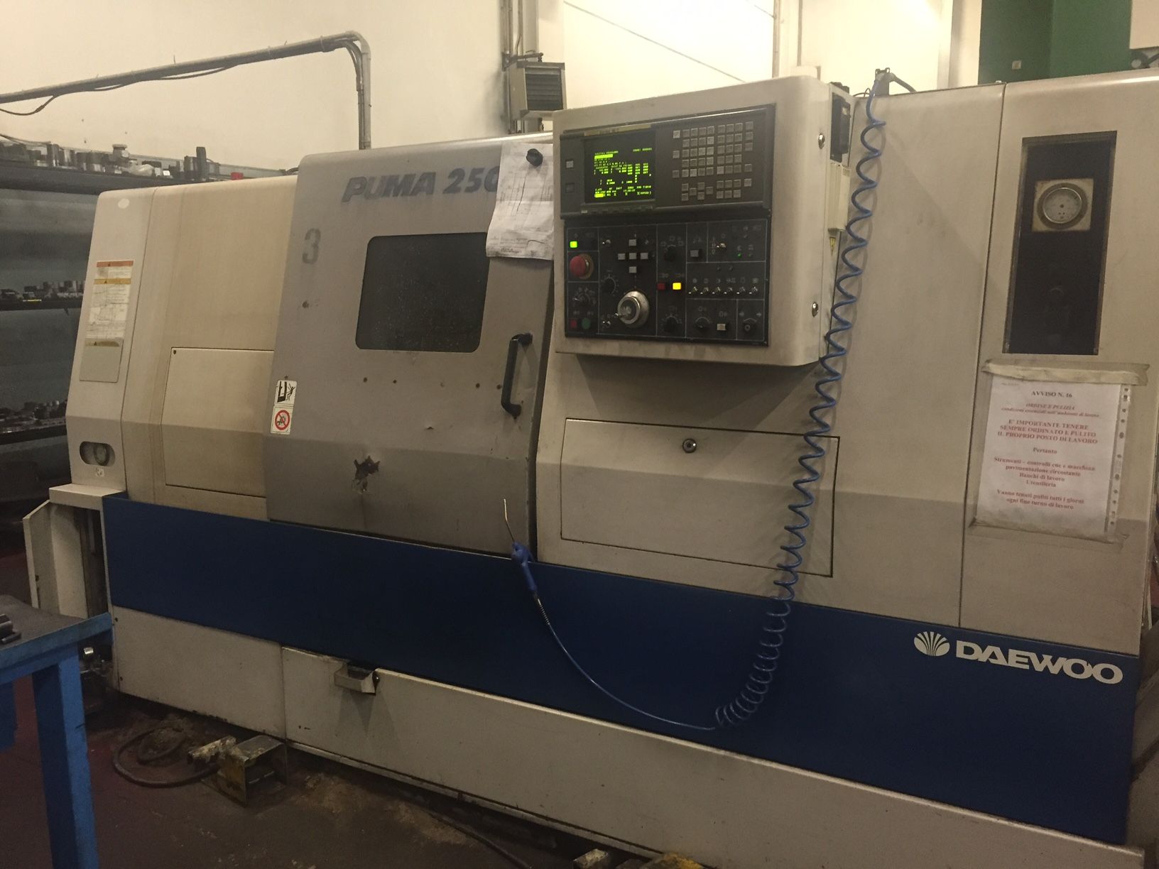 Cnc lathe DAEWOO PUMA 250