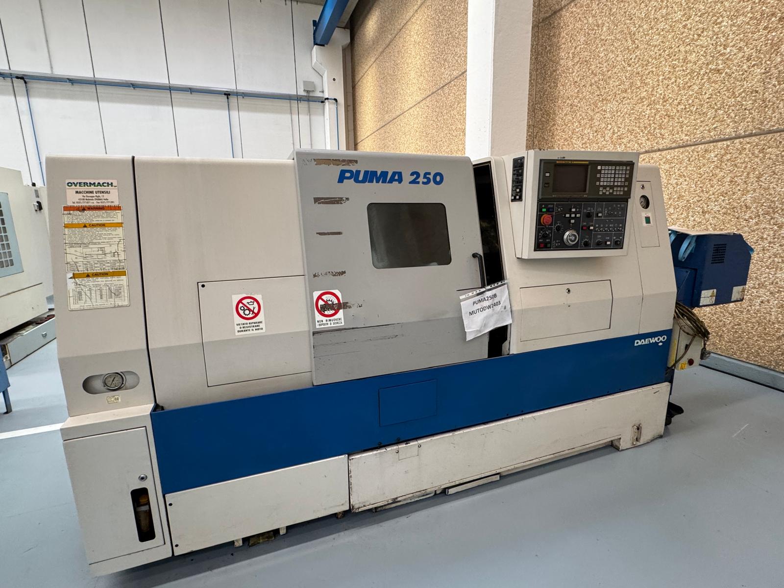 Cnc lathe DAEWOO PUMA 250B