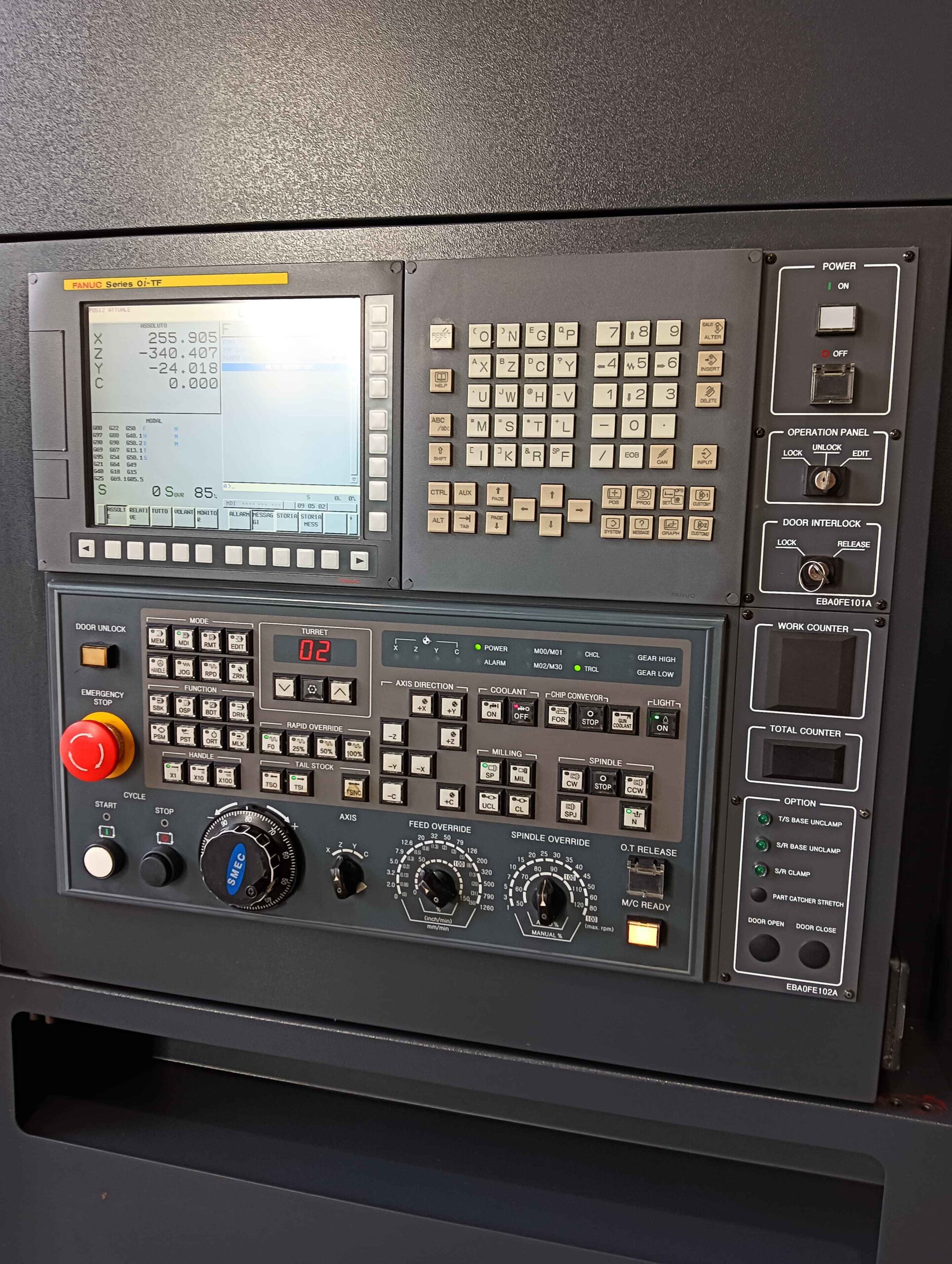 Cnc lathe SMEC SL3500XLY