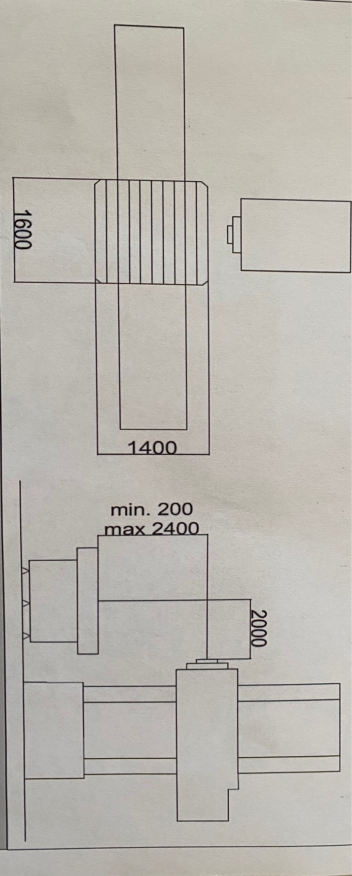 Horizontal machining center BURKHADT & WEBER MCX 1200
