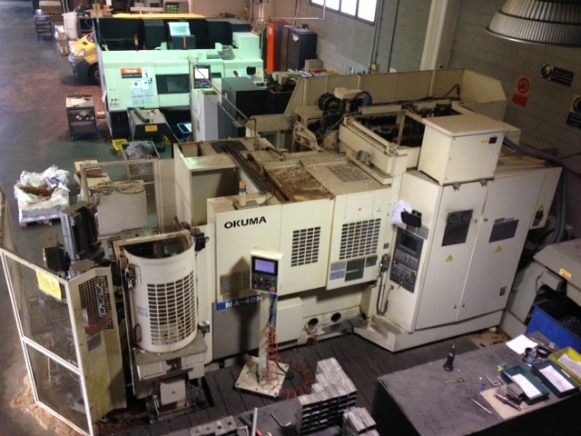 Horizontal machining center OKUMA MA 40 HA