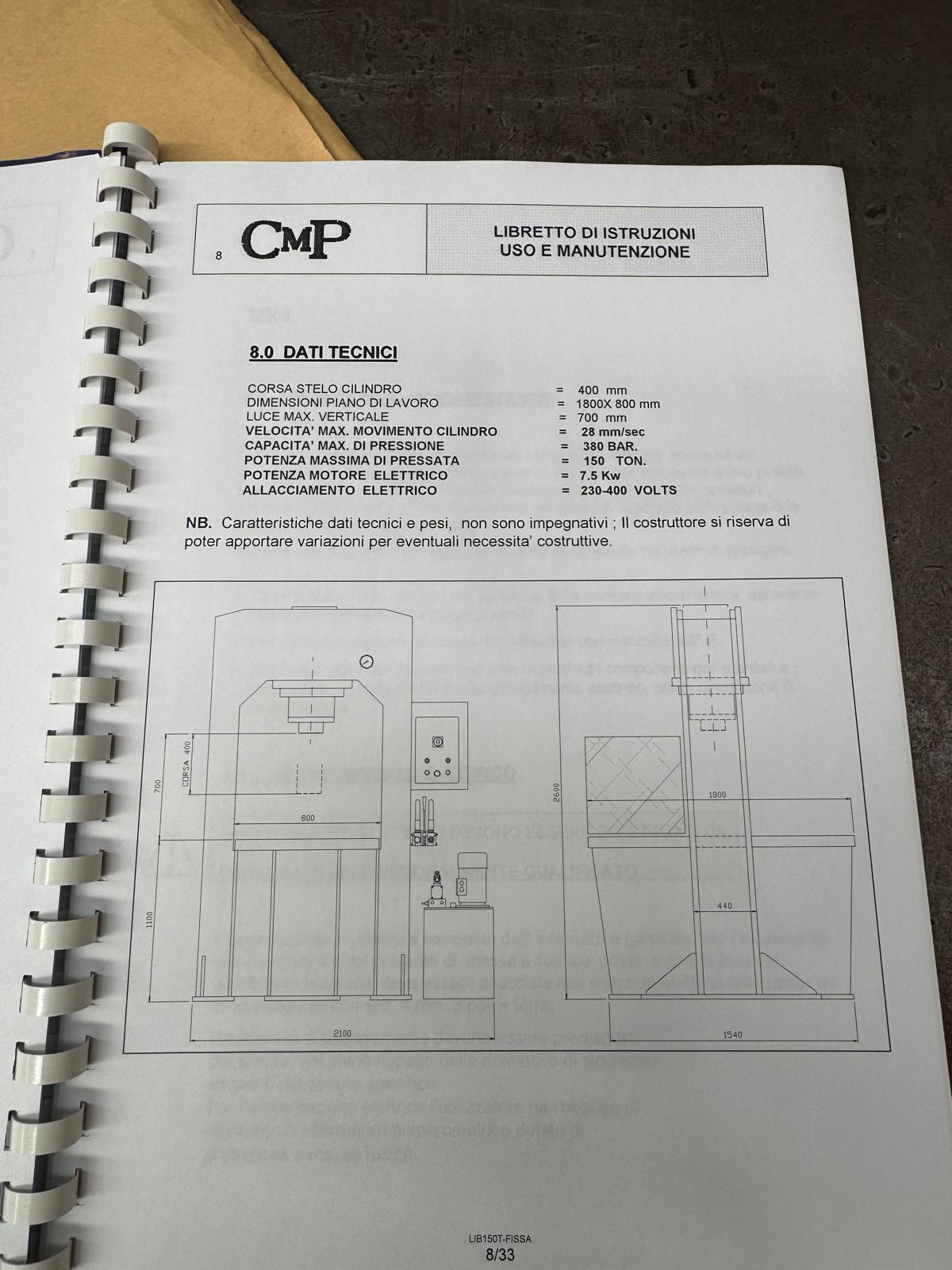 Miscellaneous CMP T0/150