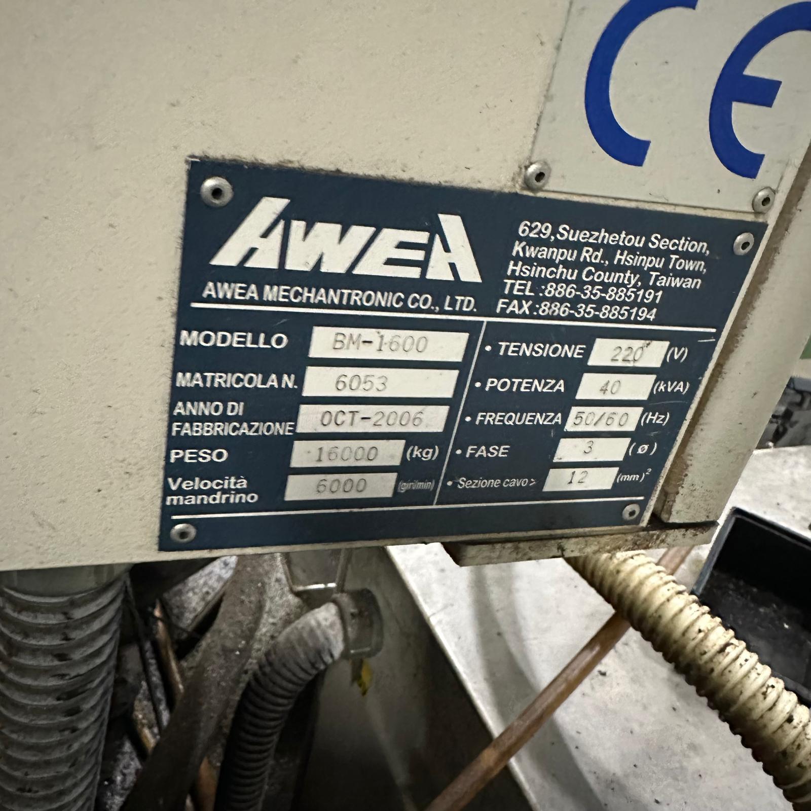 Vertical machining center AWEA BM-1600