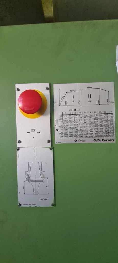 Vertical machining center CB FERRARI A17