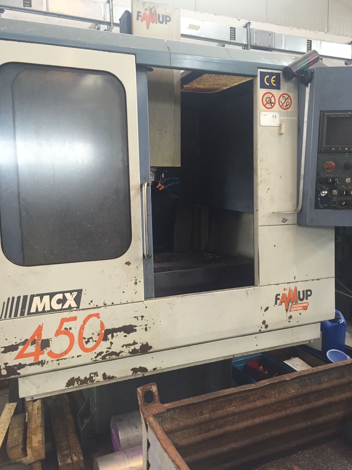Vertical machining center FAMUP MCX 450