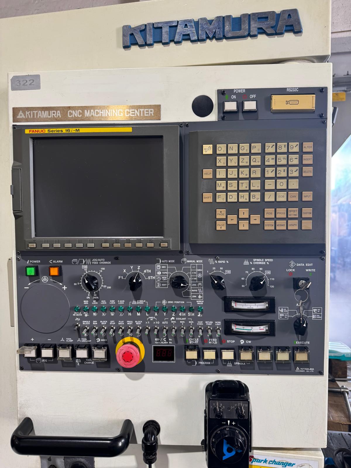 Vertical machining center KITAMURA M3XI SPARK CHANGER