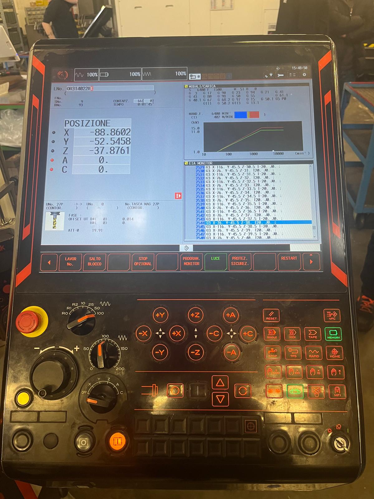 Vertical machining center MAZAK VARIAXIS J5000 5X