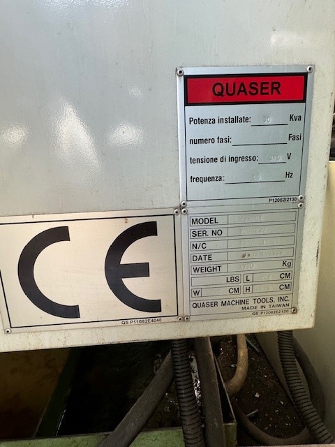 Vertical machining center QUASER MV 204