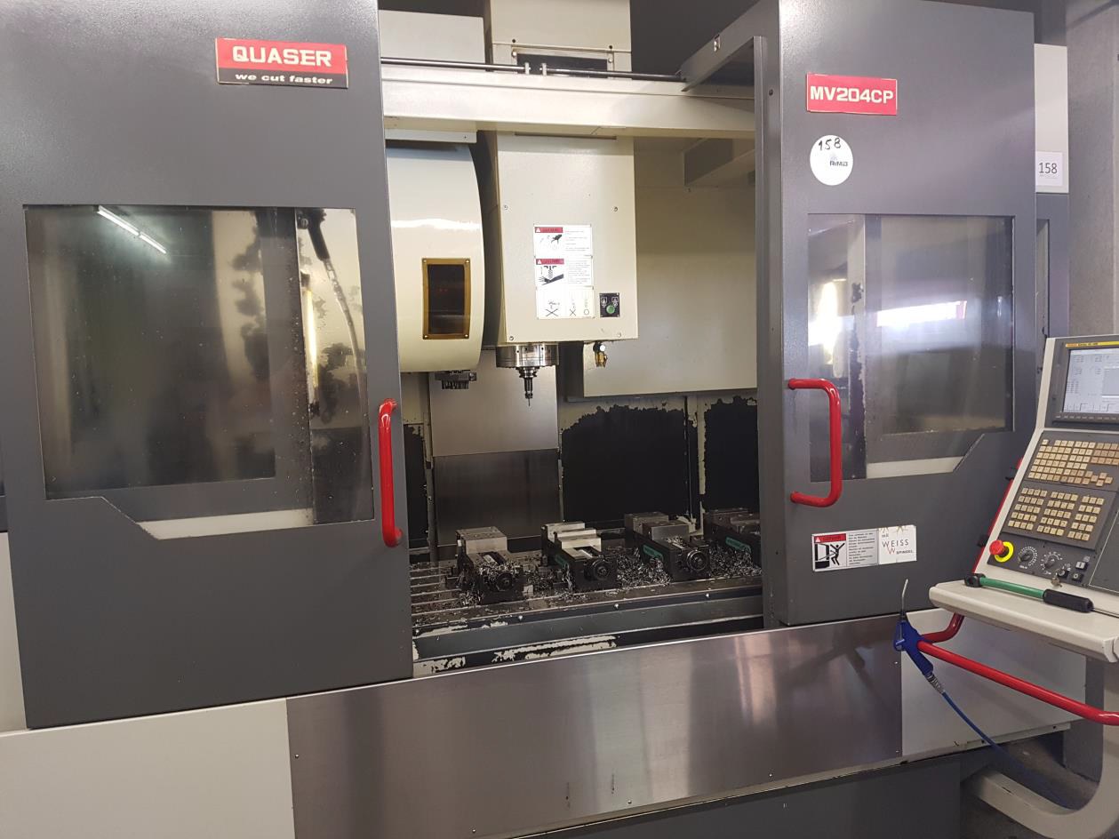 Vertical machining center QUASER MV 204 CP