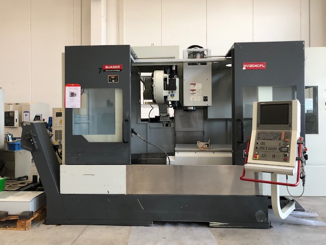 Vertical machining center QUASER MV 204 CPL/10