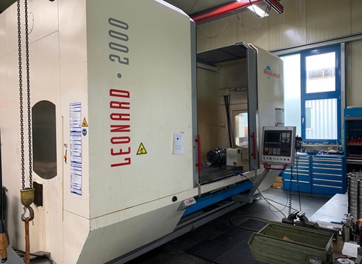 Vertical machining center REMA CONTROL LEONARD 2.0