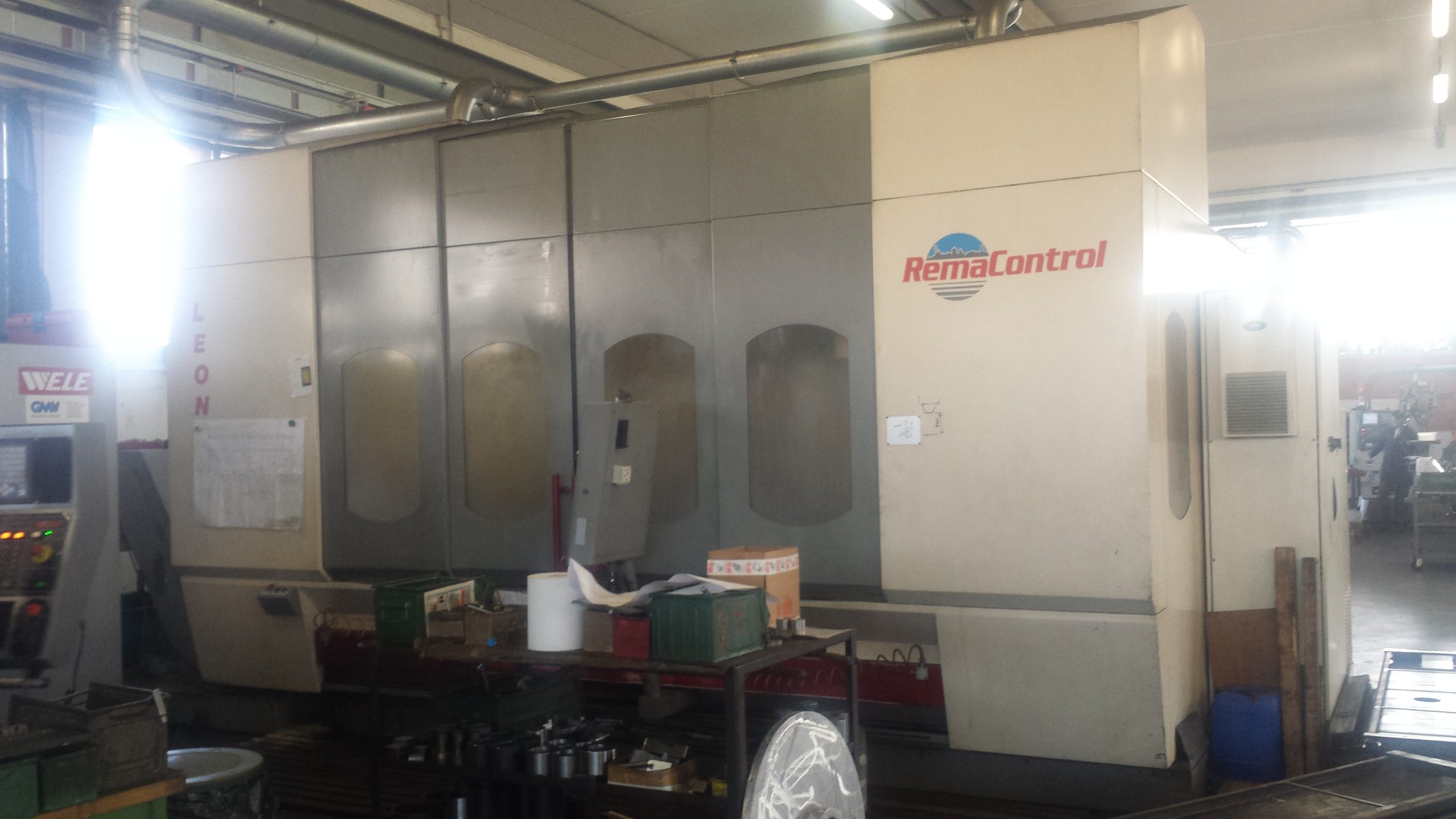 Vertical machining center REMA CONTROL LEONARD RCL 3.0
