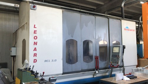 Vertical machining center REMA CONTROL LEONARD RCL 3.0
