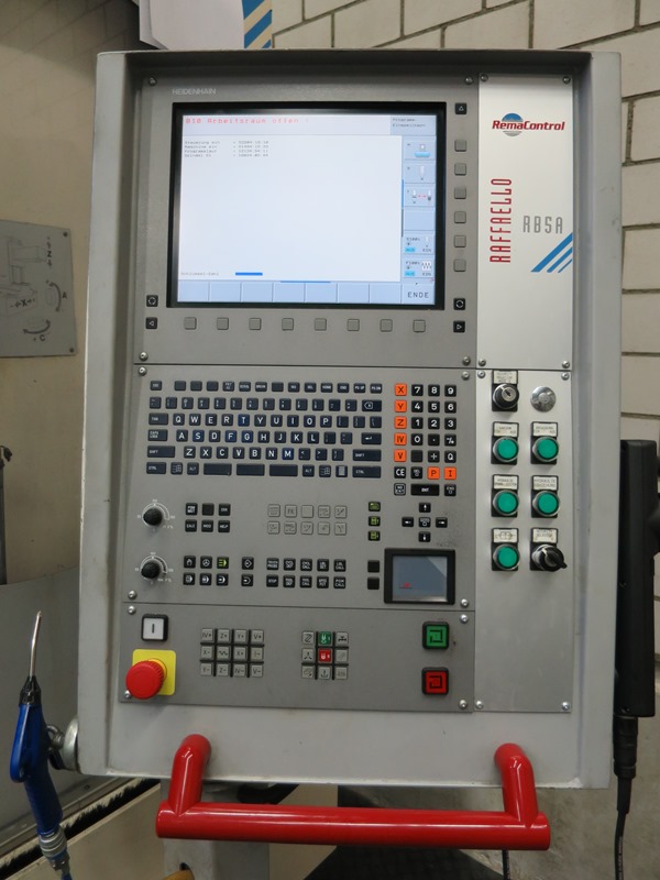 Vertical machining center REMA CONTROL RAFFAELLO RB5A