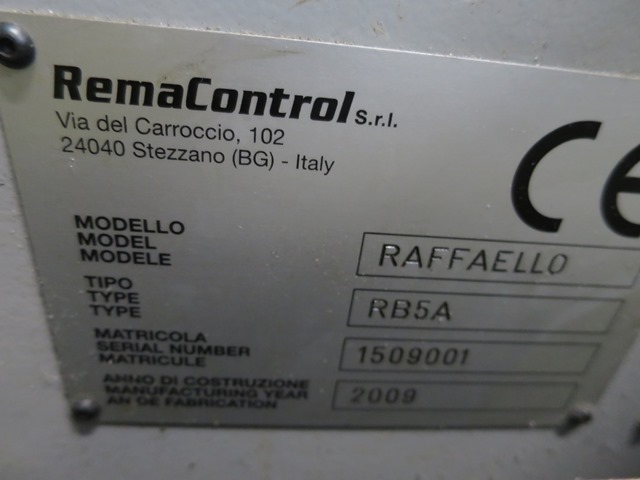 Vertical machining center REMA CONTROL RAFFAELLO RB5A