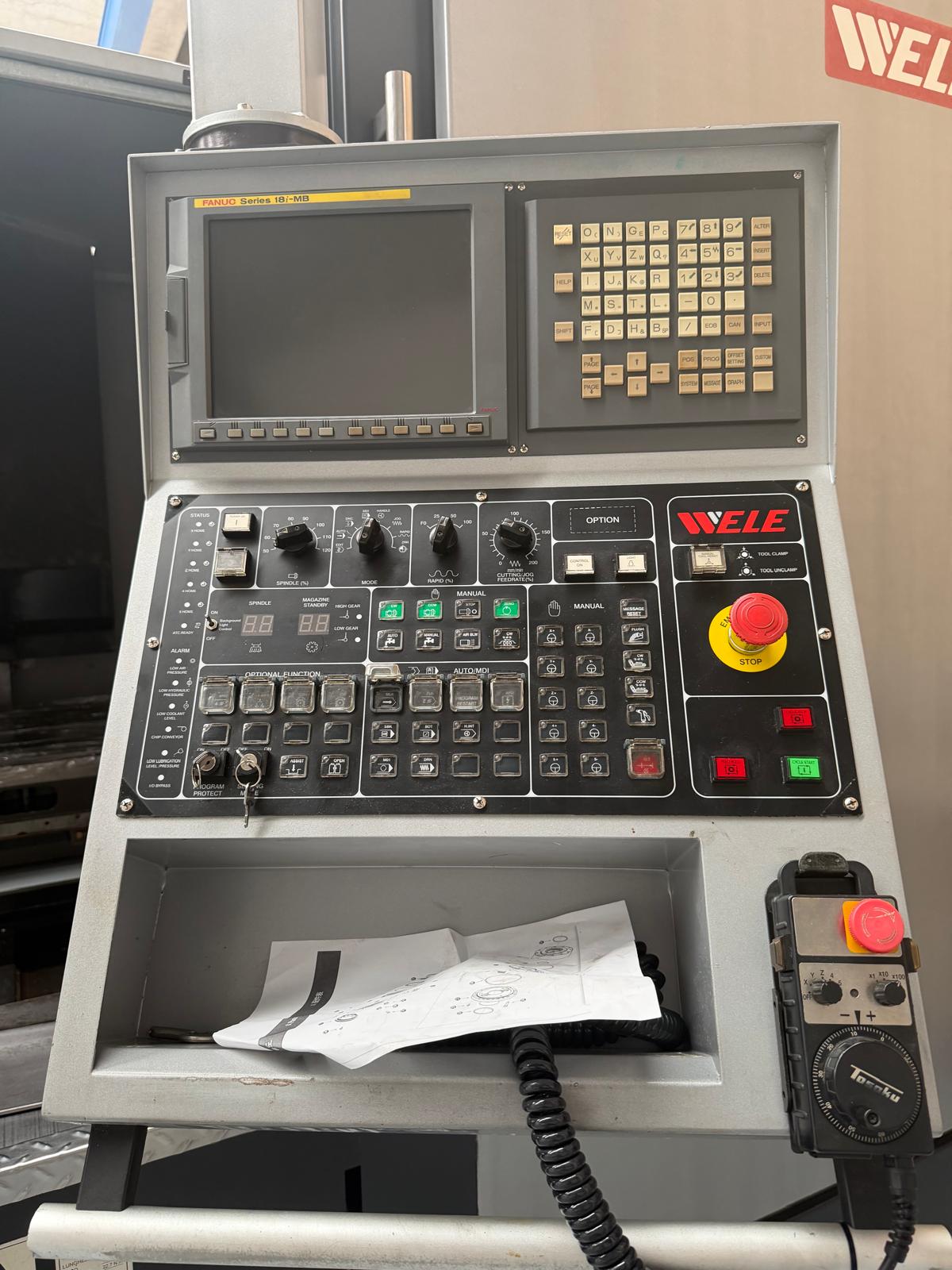 Vertical machining center WELE AA1480#50