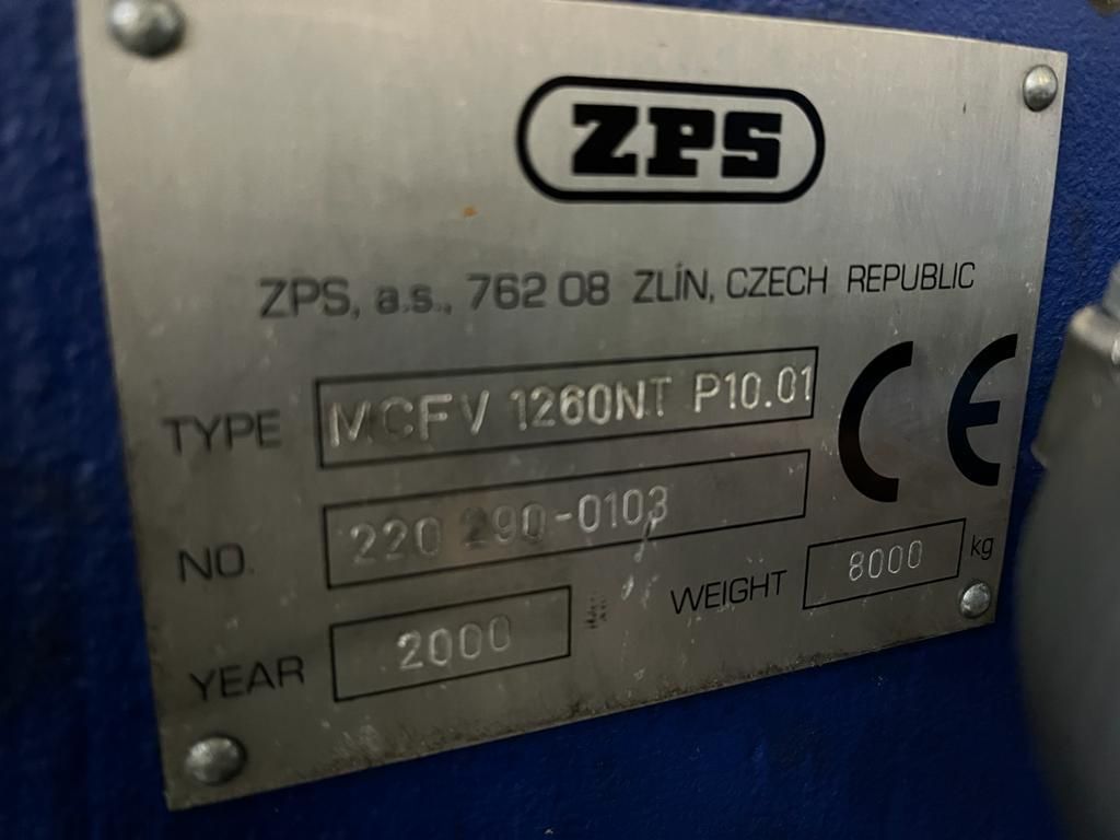 Vertical machining center ZPS MCFV 1260 NT